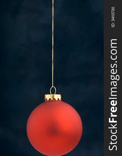 Christmas Decoration on a blue background. Christmas Decoration on a blue background