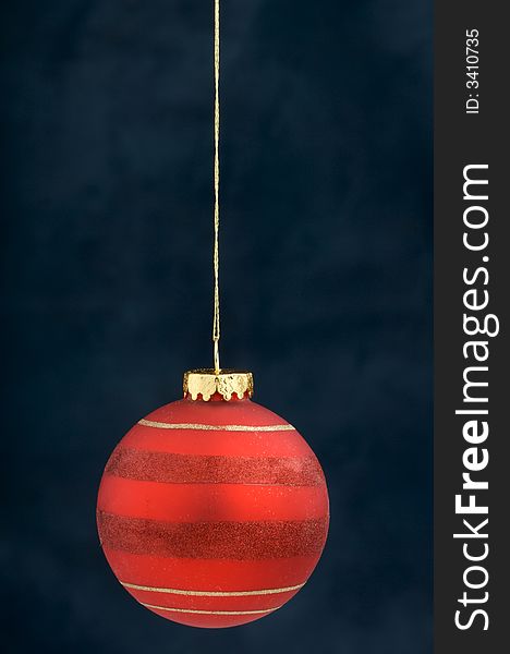 Christmas Decoration on a blue background. Christmas Decoration on a blue background