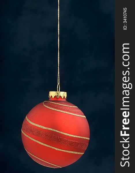 Christmas Decoration on blue