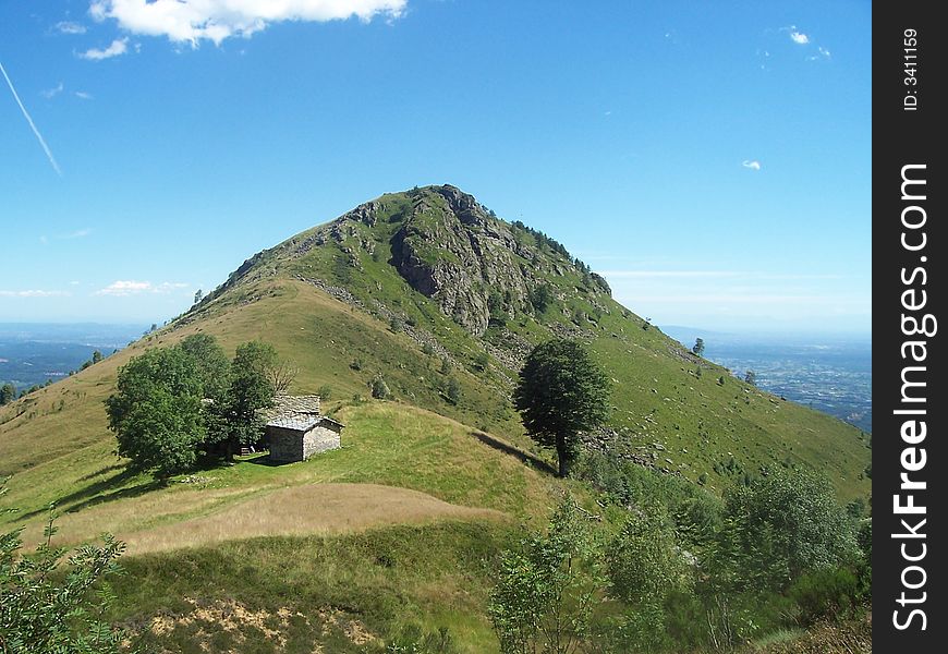 A photo of the top of a mountain