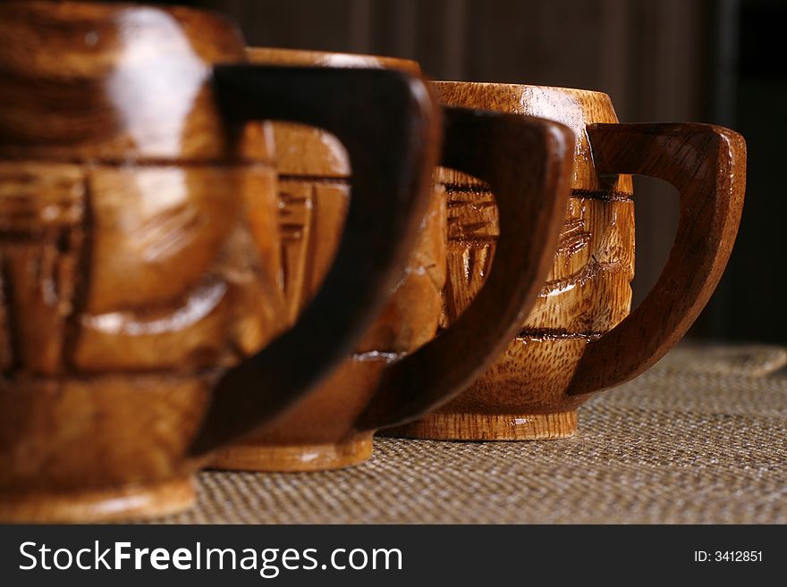 Wooden Tea cup