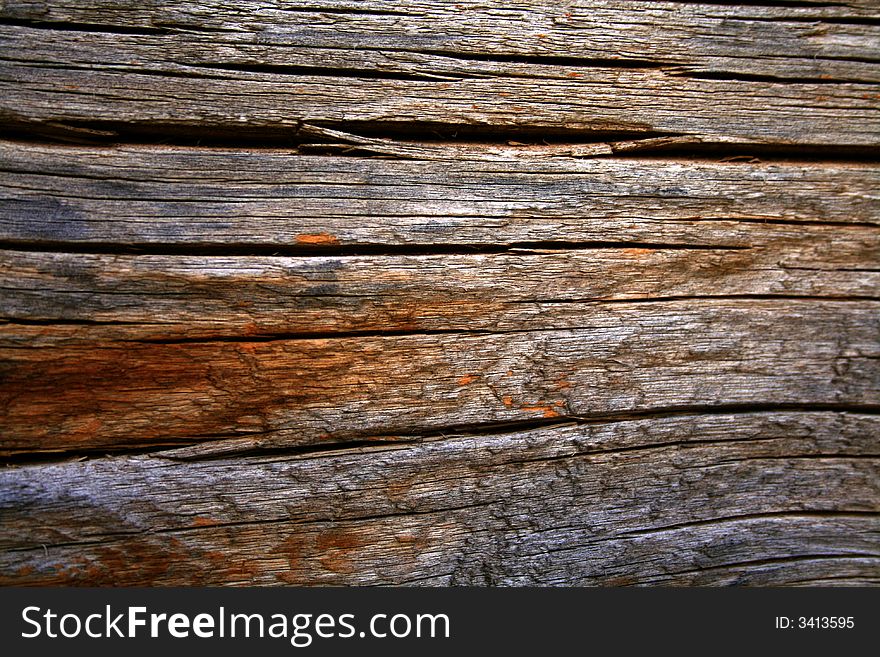 Wooden plank from old corral used as background. Wooden plank from old corral used as background