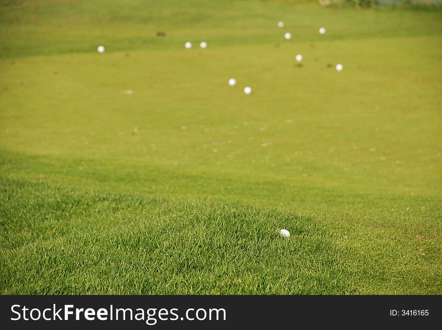 Golf playground - The Czech Republic. Golf playground - The Czech Republic