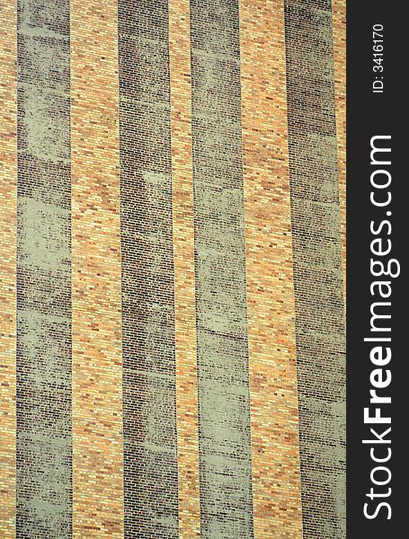 Large Striped brick wall image good for background use. Large Striped brick wall image good for background use