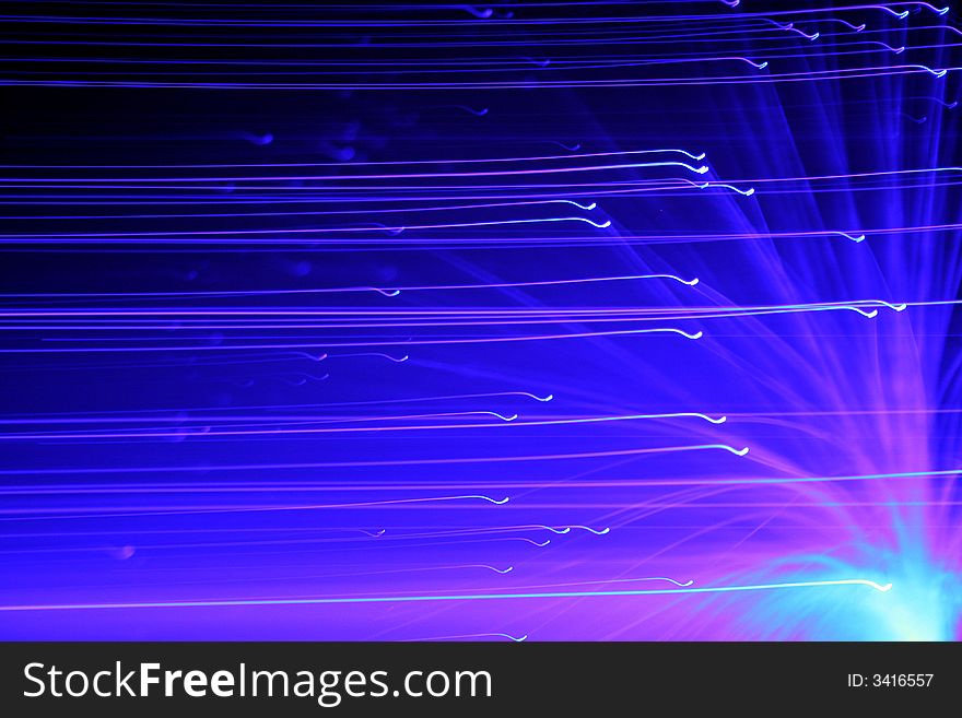 A space related background image of fiber optic lights. A space related background image of fiber optic lights.