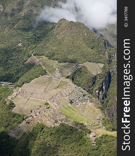 Machu Picchu ancient city (Peru)