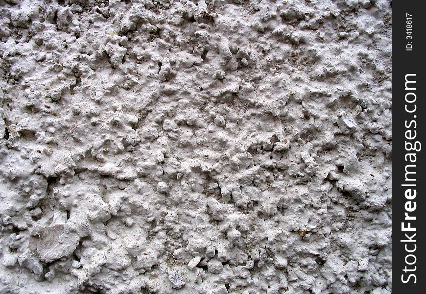 Texture on wall, white plaster. Texture on wall, white plaster