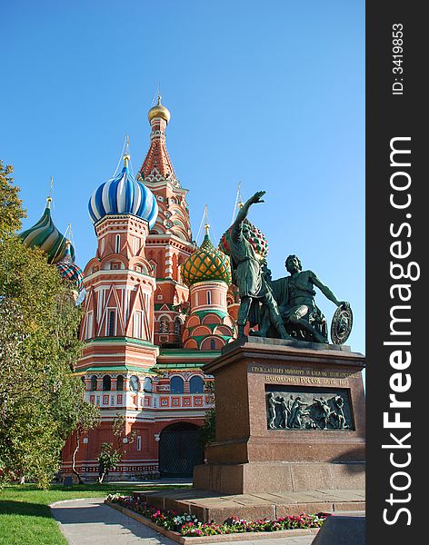 St.Basil cathedral in Moscow.