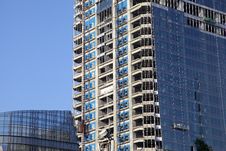 High-rise Building Under Construction Royalty Free Stock Photos