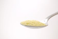 Millet In A Spoon Stock Images