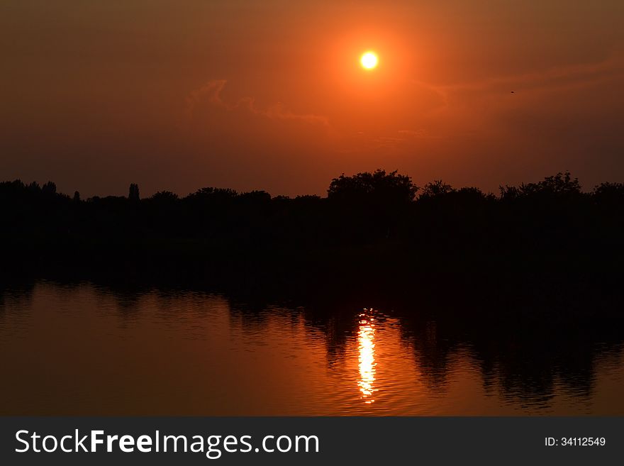 Sunset On The Dnieper