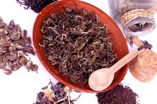 Tea Leafs Royalty Free Stock Image Tea Leafs Royalty Free Stock Image