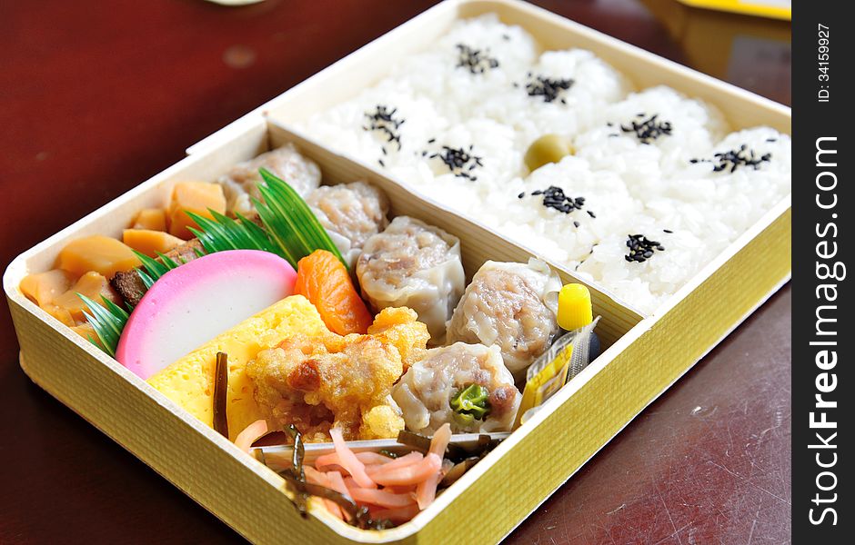 Japanese lunch box (Bento)