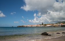 View On A Bay Of City Horta, Faial Royalty Free Stock Image View On A Bay Of City Horta, Faial Royalty Free Stock Image