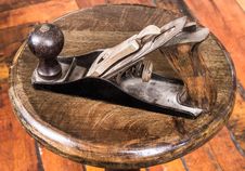 Vintage Wood Planer Stock Photo Vintage Wood Planer Stock Photo