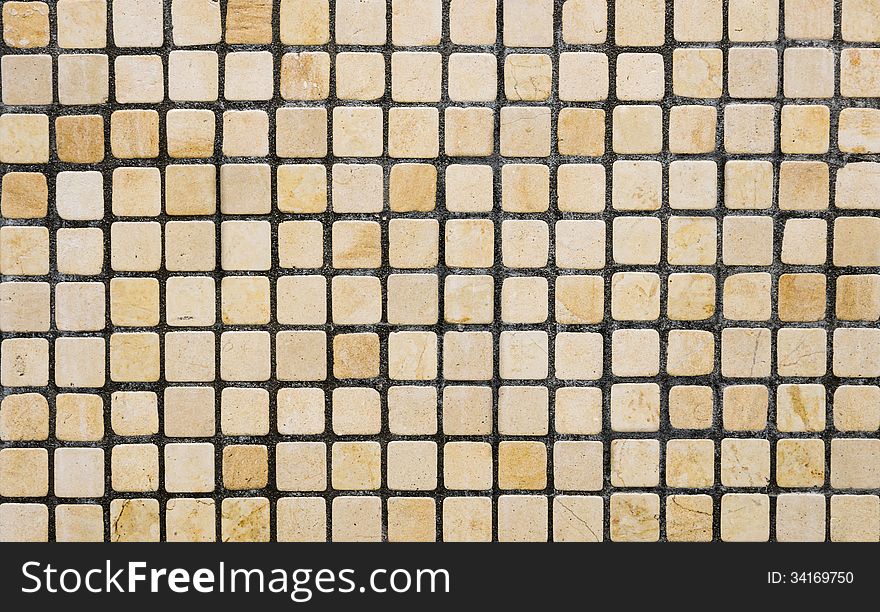 Background with light brown tiles. Background with light brown tiles