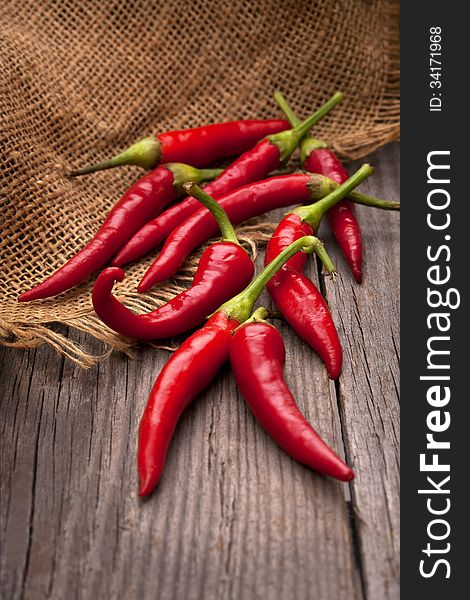 Red hot chili pepper-healthy food