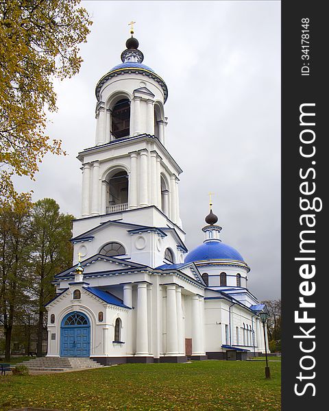 Church of the Mother of God in the village near Moscow.