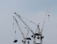 Tower Cranes. Stock Images