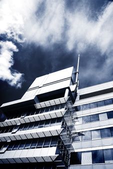 Powerful Skyscraper Royalty Free Stock Photo Powerful Skyscraper Royalty Free Stock Photo