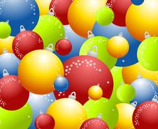 Christmas Ornaments Background Royalty Free Stock Image