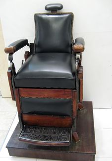 Shoe Cleaning Chair Royalty Free Stock Photo Shoe Cleaning Chair Royalty Free Stock Photo