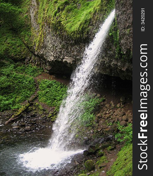 Ponytail Falls is the one of the many Waterfalls in Columbia River Gorge.