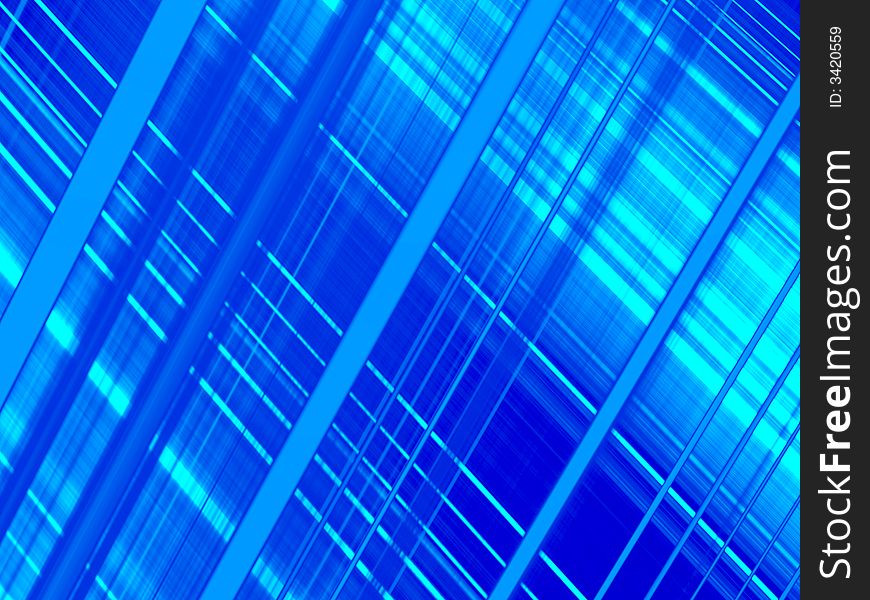 Abstract blue background with intersecting lines