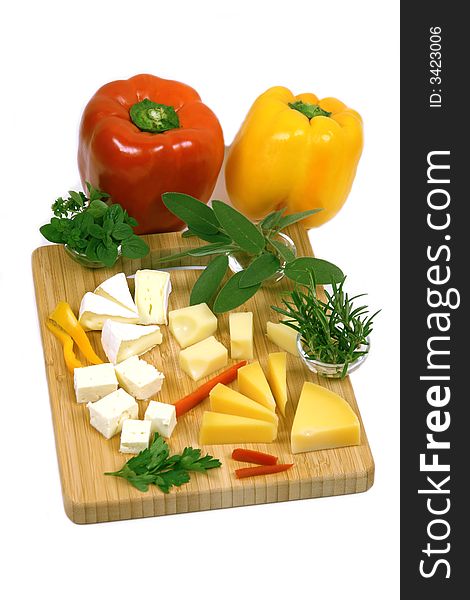 Cheese And Peppers