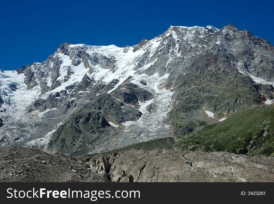 Snowed Mountain Peak