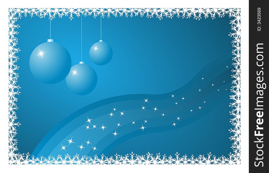 Vector illustration of Christmas decoration