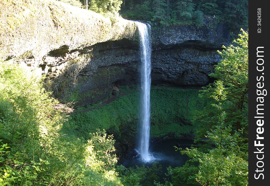 South Falls is the Waterfall in Silver Falls State Park.