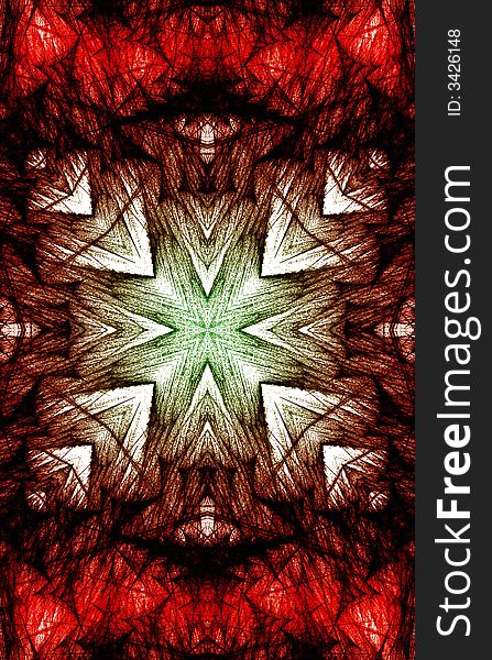 Abstract red and green grunge design.  Textured layers. Abstract red and green grunge design.  Textured layers.