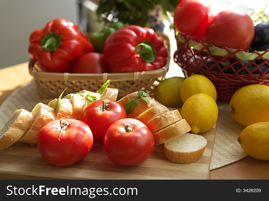 Fresh red tomatoes background texture