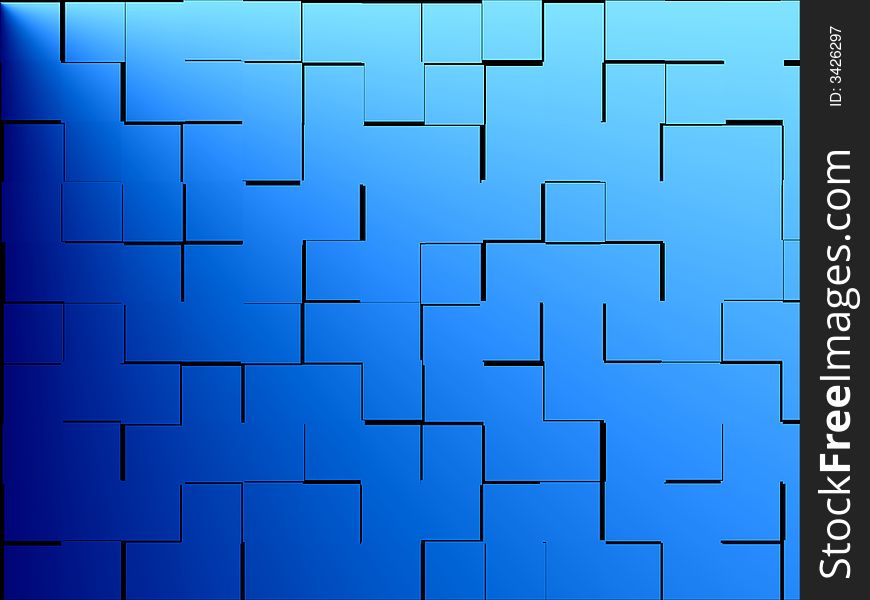 Blue background with black grid. Light effect. Blue background with black grid. Light effect.