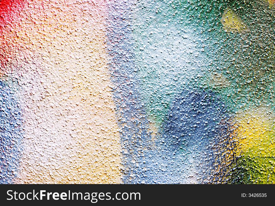 Colorful abstract painting background in reds, pinks, greens and whites. Colorful abstract painting background in reds, pinks, greens and whites