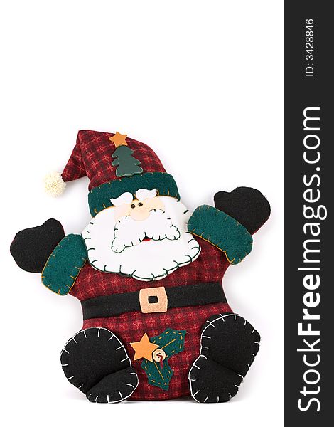 Stuffed toy of santa claus for Christmas. Stuffed toy of santa claus for Christmas