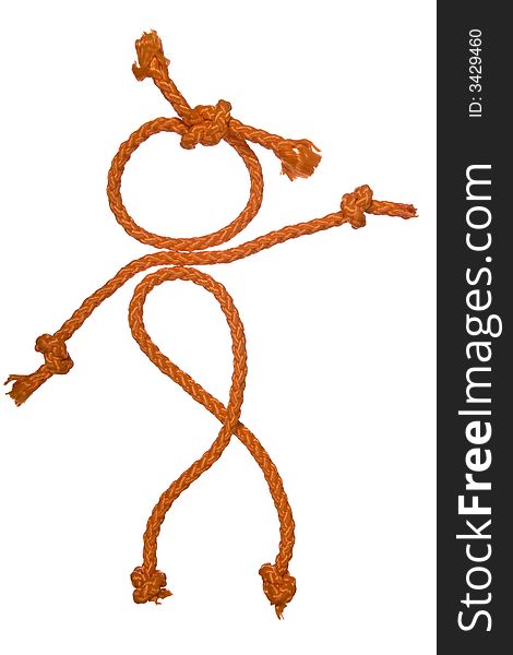 Figure Of The People From Rope