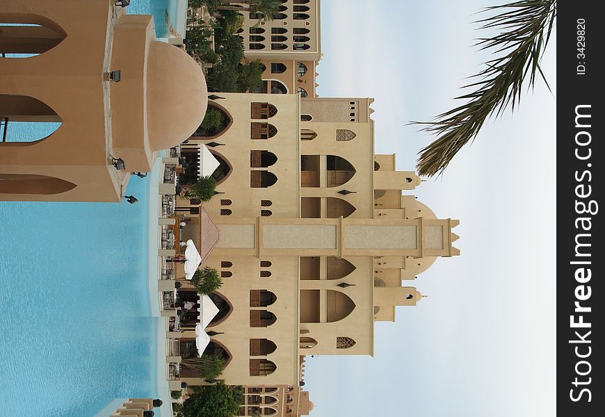 Architecture, pool, hotel