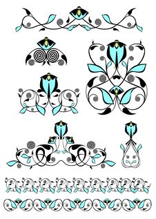 Flower Decor Royalty Free Stock Images Flower Decor Royalty Free Stock Images