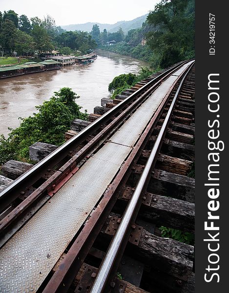 Death Railway in Kanchanaburi Thailand