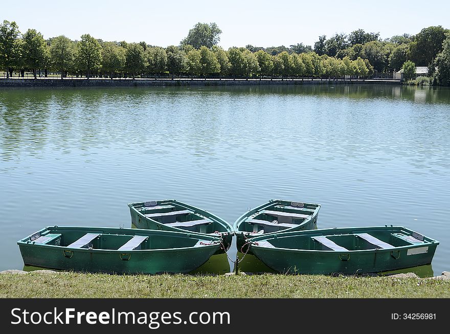 Boats On Lake Fontainebleau