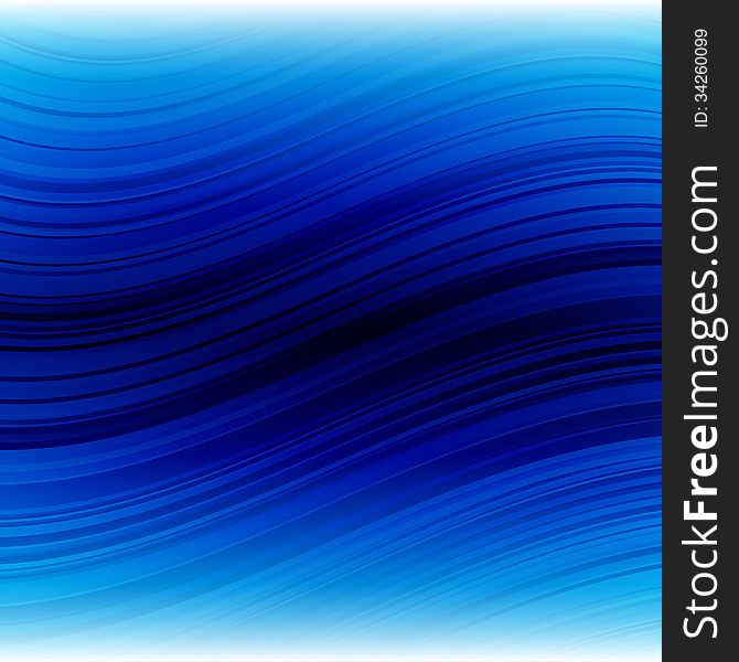 Abstract blue retro warped stripes colorful background. RGB EPS 10 illustation