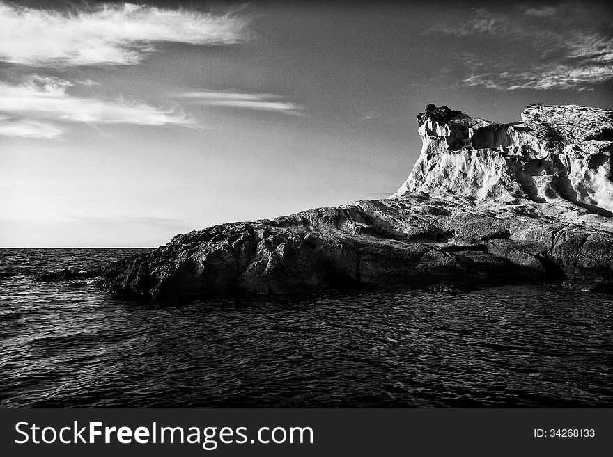 These are the siren rocks, located in Foca / Turkey where according to greek mythology, Odysseus and his ship met the sirens. These are the siren rocks, located in Foca / Turkey where according to greek mythology, Odysseus and his ship met the sirens.