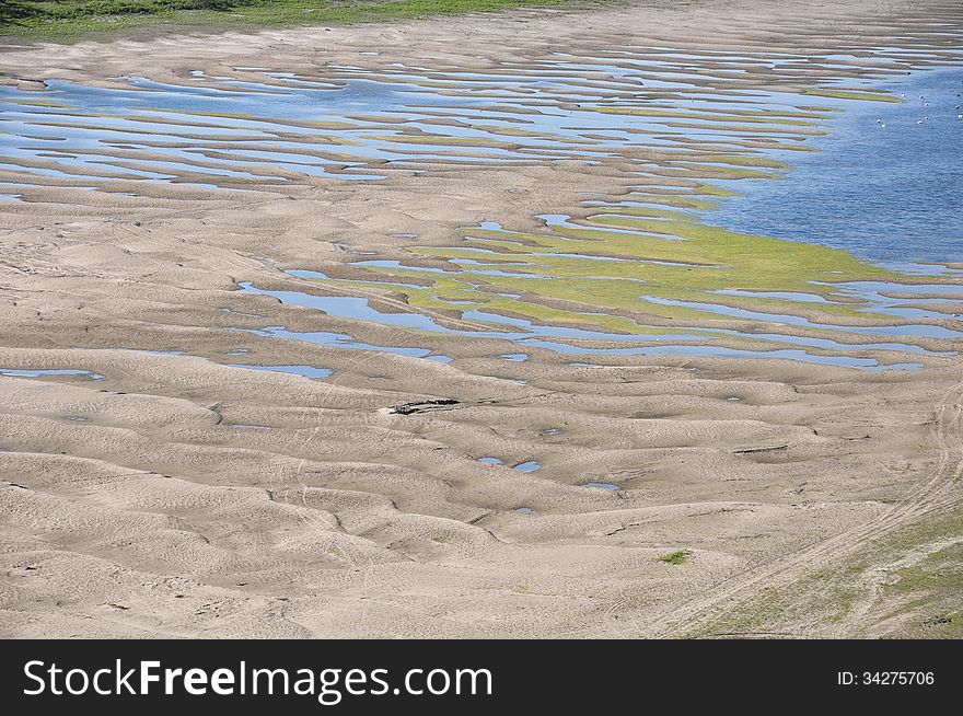 Danube overflow in Harsova, Romania, in the summer 2013.