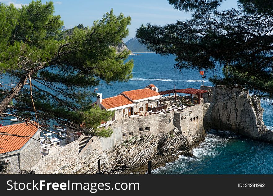 Castello Fortress in Petrovac in Montenegro