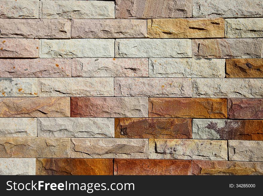 Pattern of Modern Brick Wall Surfaced