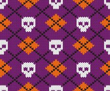Seamless Fabric Pattern. Stock Photography