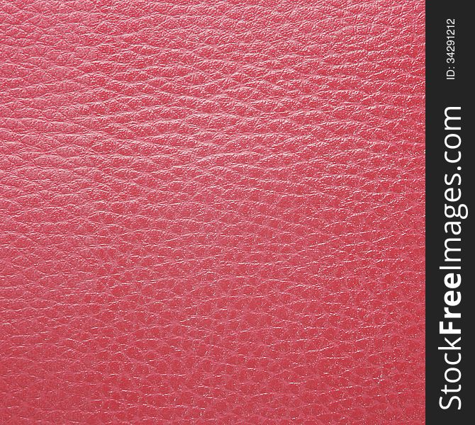 Red leather texture for background