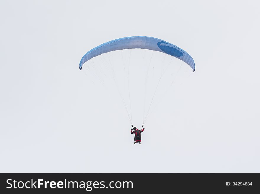 Paraglide over day sky!. Paraglide over day sky!